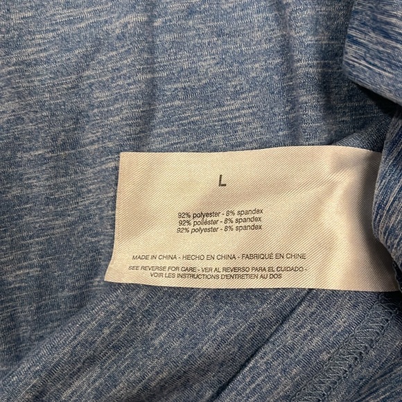 G.H. Bass & Co Blue Short Sleeve T-shirt Size Large - Picture 5 of 8